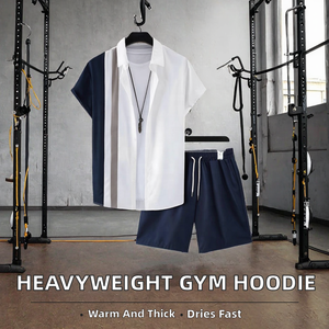 Gym Sportswear Heavyweight Cotton Printed Plus Size Unisex Sports Hoodie with Custom Logo Breathable Quick Dry Four-Way Stretch - Product Image 2