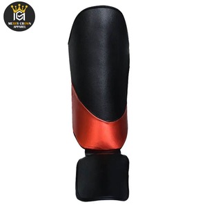 Cómodo paño elástico espinillera empeine acolchado guardias Karate MMA Kick Boxing Muay Thai equipo de entrenamiento protector espinilleras - Product Image 3
