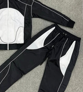 Conjunto Deportivo Personalizado de Talla Grande con Capucha, Chaqueta Cortavientos de Otoño, Chaqueta Deportiva para Hombre, Resistente al Viento, Ecológica, de Secado Rápido, Estampada - Product Image 3