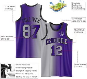 Uniformes de basket-ball personnalisés pour votre propre équipe Ensemble de maillots de basket-ball Vêtements de basket-ball pour homme - Product Image 3