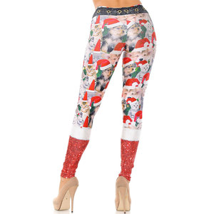 Ropa deportiva de gimnasio para mujer de alta calidad, mallas informales de algodón 100% con características transpirables - Product Image 3