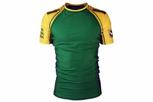 Nueva llegada de las camisas de manga larga de los hombres Upf 50 Custom Uv protección de pesca Camisas Fitness Wear Rash Guards en venta alta - Product Image 4