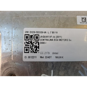 Moteur CENTRALINE ECU JAGUAR XF Série EX23-12C520-VA 224DT diesel 2179 (11>15) - Product Image 5