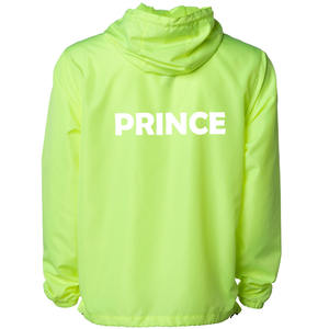 Chaqueta cortavientos para hombre Prince Industry personalizada en blanco cortavientos ligeros resistentes al agua para hombre - Product Image 5