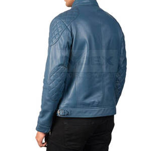 Automne hiver hommes veste en cuir meilleure qualité hommes veste en cuir respirant veste en cuir véritable pour hommes - Product Image 3