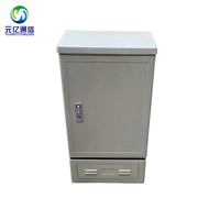 Armoire de distribution de fibres optiques murale extérieure FTTH en acier inoxydable à 96, 144, 288, 576 cœurs pour connexion croisée