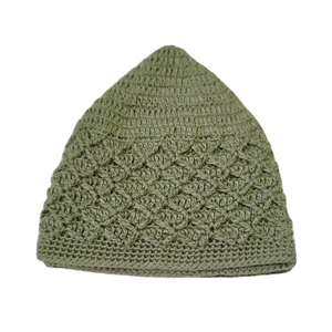 Chapeau musulman Chapeau de prière pour hommes Chapeau islamique Ramadan tricoté à la main Chapeau chaud pour hommes musulmans Casquette de prière islamique du Bangladesh. - Product Image 6