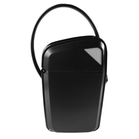 Coffret de Sécurité Portable Étanche Grande Capacité pour Clés de Plage, Boîte de Rangement de Voyage Ultime TW ABA 1000 pièces 26*14*35cm Noir/Blanc ABS Zinc