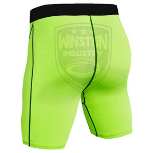 กางเกงขาสั้นรัดกล้ามเนื้อสำหรับผู้ชาย, ใหม่2024กางเกงรัดเอวยางยืดสไตล์สตรีทสำหรับฟิตเนสและการวิ่ง - Product Image 4