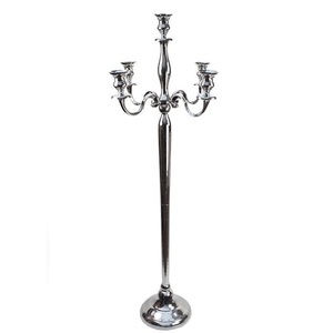 Candelabro de 5 brazos hecho a mano de Metal ecológico de calidad superior para interiores y exteriores, candelabro para centro de bodas, logotipo personalizado - Product Image 5