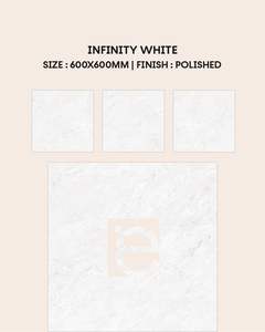 Azulejos exteriores brillantes de porcelana blanca infinita de alta calidad, diseño moderno antideslizante para pisos de apartamentos y villas - Product Image 3
