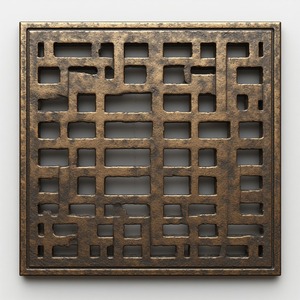 Antique Look Brass Drain <b>Cover</b> with Handmade Carving and Elegant Golden Finish <b>for</b> Modern Hotel Interior Design - Product Image 6