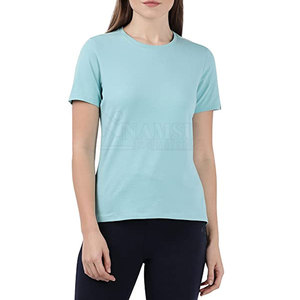 เสื้อยืดผู้หญิงทรงเข้ารูปแบบลำลองทำจากวัสดุที่ดีที่สุด - Product Image 1