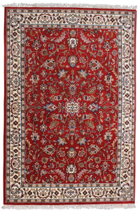 Alfombra de Polipropileno de Alta Calidad Anudada a Mano con Diseño Floral para Uso Doméstico - para Sala de Estar y Dormitorio - Product Image 3