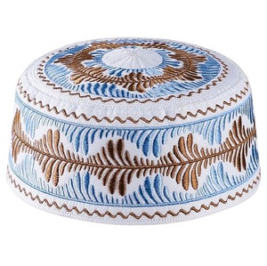 หมวกแก๊ปมุสลิมมุสลิมสไตล์อาหรับสำหรับผู้ชายหมวกแก๊ประบายอากาศได้ดีปรับแต่งได้ตามต้องการ - Product Image 1