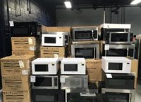 Four à vapeur électrique combiné de 24 pouces, grand four encastrable et micro-ondes, à vendre aux États-Unis et en Europe