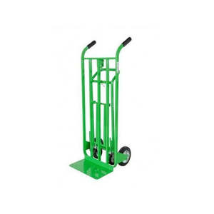 Chariot à 4 roues en caoutchouc massif transformable en brouette à 3 roues robuste, caractéristiques robustes, personnalisable OEM pour chariot de service - Product Image 1