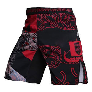 Pantalones cortos de combate con impresión por sublimación personalizada Diseño de pantalones cortos de boxeo MMA Ropa deportiva personalizada Pantalones cortos MMA de artes marciales Servicio OEM - Product Image 2