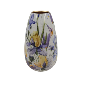 Juego de 3 Jarrones de Hierro de Lujo con Acabado Esmaltado, Macetas Metálicas de Tamaño Mediano para Decoración del Hogar y Mesa, Personalizables - Product Image 1