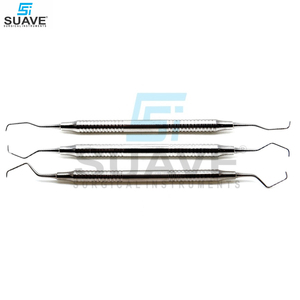 Juego de curetas dentales Gracey de acero inoxidable, superventas, precio competitivo, nuevo producto, por SUAVE SURGICAL INSTRUMENTS - Product Image 6