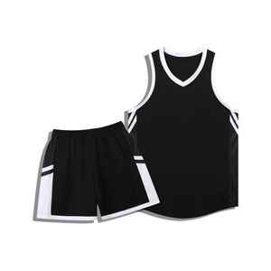 Usine en gros Top uniformes de basket-ball 100% Polyester personnalisé respirant maille maillot de basket-ball pour les hommes de grande taille - Product Image 4
