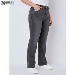 Jeans en denim pour femmes Jeans décontractés Nouvelle mode de jeans pour femmes Fabricant personnalisé Vêtements de rue de luxe à la mode pour femmes - Product Image 3