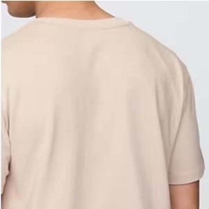 Logotipo personalizado 230gsm O-cuello de gran tamaño Unisex Casual diario Camiseta 100% algodón poliéster manga corta Algodón puro para hombres - Product Image 6