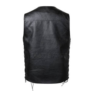 Fashion Custom Made Men's <b>Slim</b> Fit Windproof Winter Breathable Casual Outer Wear Polyester Leather <b>Vest</b> Made in Pakistan - Product Image 3