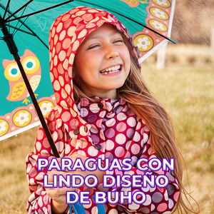 ร่มลายการ์ตูน ป้องกันรังสียูวี กันน้ำ ผลิตจากโพลีเอสเตอร์แข็งแรง ทรงตรง - Product Image 5