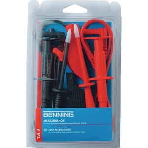 BENNING Ensemble de Mesure de Longueur 8 Pièces 70001-4000828922, Pointe de 4 mm de Diamètre, Longueur de 1000 mm, Instruments de Mesure, Boîte en Plastique DE - Product Image 1