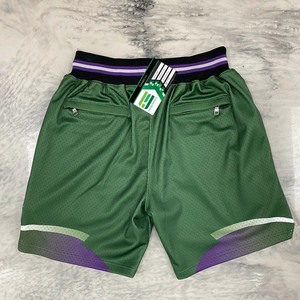 Pantalones Cortos Deportivos Personalizados con Logotipo Sublimado, Estilo Casual Retro, Corte Recto, Cintura Alta, Secado Rápido, Transpirables, Solo para Baloncesto - Product Image 3