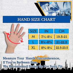Guantes de Seguridad Reflectantes de Alta Visibilidad para Control de Tráfico, Guantes de Cuero para Control de Tráfico en Carreteras y Calles - Product Image 6