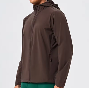 Men's Softshell Windbreaker Jacket Windproof <b>Waterproof</b> <b>Warm</b> Hooded Softshell with Comfortable Fit - Product Image 3