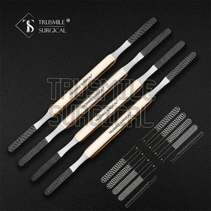 TRUSMILE Juego de 8 Escobillas Quirúrgicas para Injerto de Hueso Dental, Herramientas de Cirugía de Implantes de Ortodoncia Recubiertas de Titanio - Product Image 5