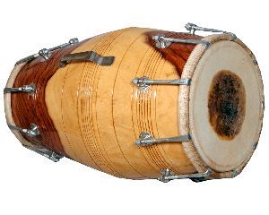 Nouvel instrument de musique indien en gros mariage traditionnel-Kirtan Dholak indien en bois Dholak avec écrou et boulons à bas prix - Product Image 3