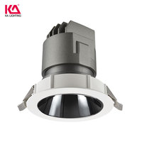 Spot LED encastré COB 15W à faible éblouissement, design modulaire Letgo, montage DIY, Ra90, découpe 75mm, pour hôtel, villa, magasin, éclairage domestique