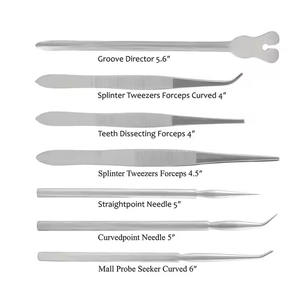 ชุดเครื่องมือผ่าตัดทั่วไปชุดเครื่องมือทางการแพทย์ในโรงพยาบาลทำจากสแตนเลส - Product Image 6