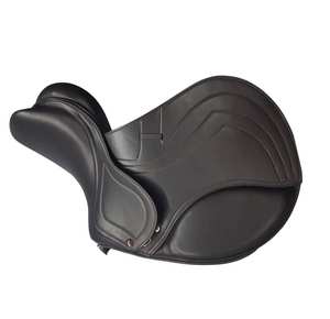 Juego de sillín de caballo profesional de servicio pesado con asiento de cuero ajustable y correas Productos veterinarios para montar largas horas - Product Image 6