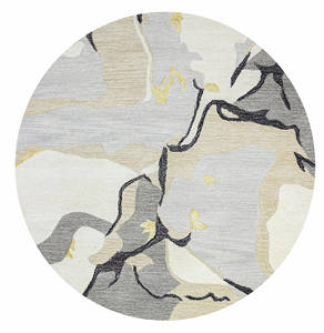 พรมผ้าไหมแบบนามธรรมสำหรับโรงแรมและการตกแต่งภายในพรมปูพื้นด้วยกำมะหยี่ความสูงแบบโมเดิร์นออกแบบได้ตามต้องการ - Product Image 1