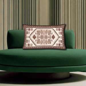 Coussin imprimé floral bohème - Coussin décoratif élégant lavable vintage, 8"x8" - 20x20 cm - Product Image 5