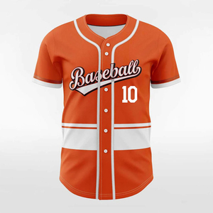 Último diseño 2025 Jersey de béisbol Venta al por mayor Moda en blanco 100% Poliéster Hombres Jersey de béisbol en bajo precio OEM con servicio - Product Image 1