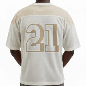 Camiseta Deportiva de Malla Personalizada con Estampado por Sublimación, Uniforme Retro de Fútbol Americano, Ropa Deportiva para Hombre, Jersey Corto 100% - Product Image 2