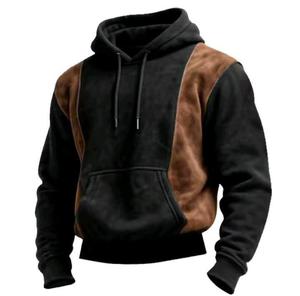 Sudadera con Capucha de Forro Polar para Hombre, Unisex, de Invierno, Transpirable y Resistente al Viento, 100% Algodón, Color Sólido, Teñido Digital - Product Image 1