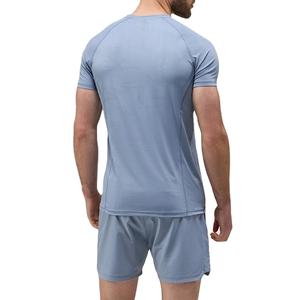 Ensemble de sport léger et respirant pour homme, ensemble de survêtement d'été avec logo personnalisé, ensemble t-shirt et short, personnalisation pour homme - Product Image 2
