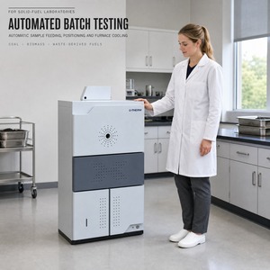 Analizzatore di Temperatura per Fusione delle Ceneri DT ST <span class=keywords><strong>HT</strong></span> FT, Macchina per Test di Punto di Flusso Emisferico per Deformazione e Ammorbidimento, per Laboratori e Centrali Elettriche - Product Image 4