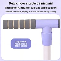 Appareil d'entraînement des muscles du plancher pelvien post-partum pliable, type ski, pour exercices des cuisses intérieures à domicile