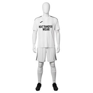Tenue de football pour adultes en tissu polyester, impression par transfert thermique, séchage rapide, respirante, uniforme de sport, kit d'entraînement, vente en gros, fournitures d'équipe - Product Image 1