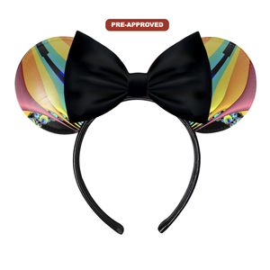 Diadema Negra Pintable con Diseño de Capas de Color, Accesorio para el Cabello para Manualidades y Dibujo, para Niños y Niñas, Actividad para Fiestas de Cumpleaños - Product Image 1
