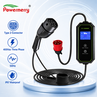 Chargeur EV portable 11 kW 16 A Type 2 400 Vca CE TUV RoHS IP67 pour fabricants OEM ODM, grossistes et distributeurs européens