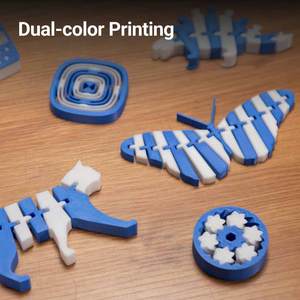 Snapmaker 2.0 Dual Extrusion Resin <b>3D</b> <b>Printer</b> Module Applicable for Lab Construction Label/Card <b>Printer</b> Include Nozzle - Product Image 5